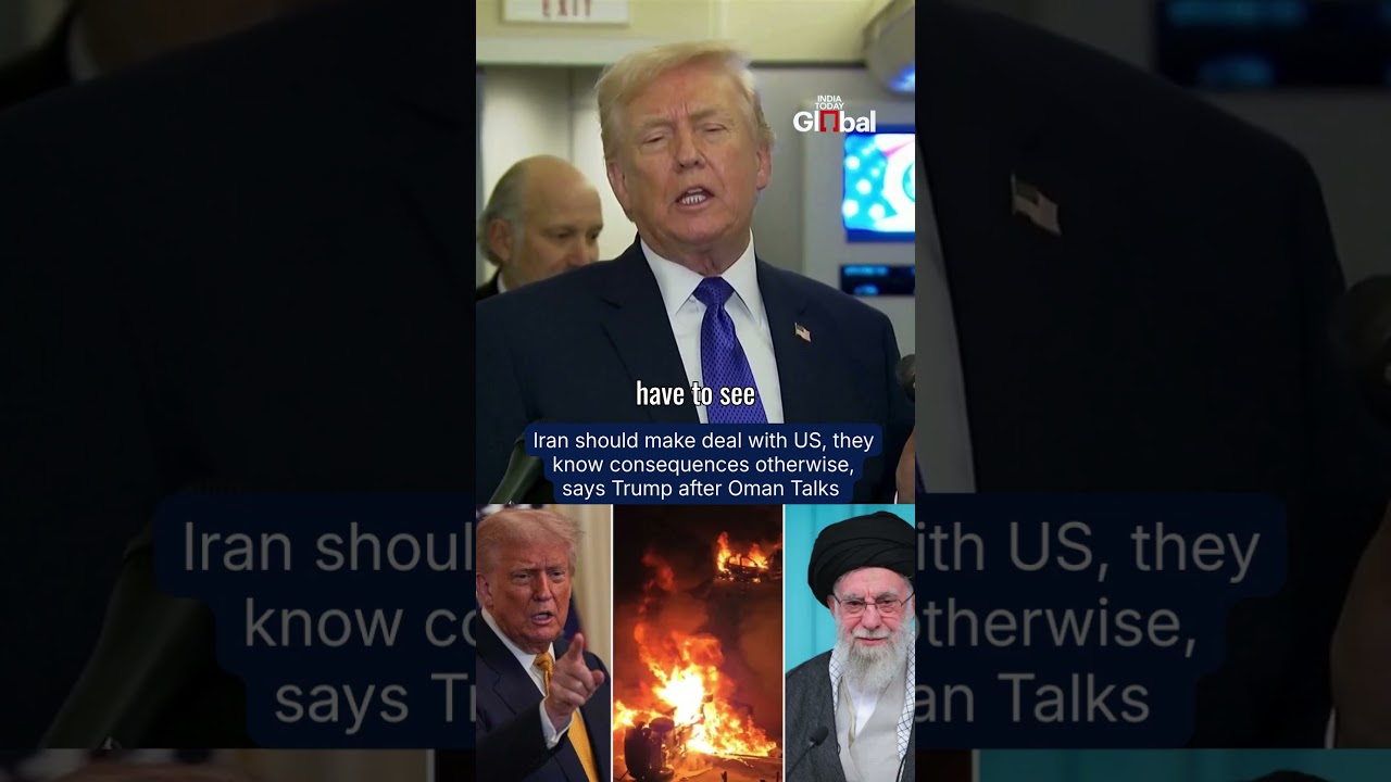 Trump Warns Iran of &lsquo;Consequences&rsquo; as US-Iran Nuclear Talks Resume in Oman | #trump #iran