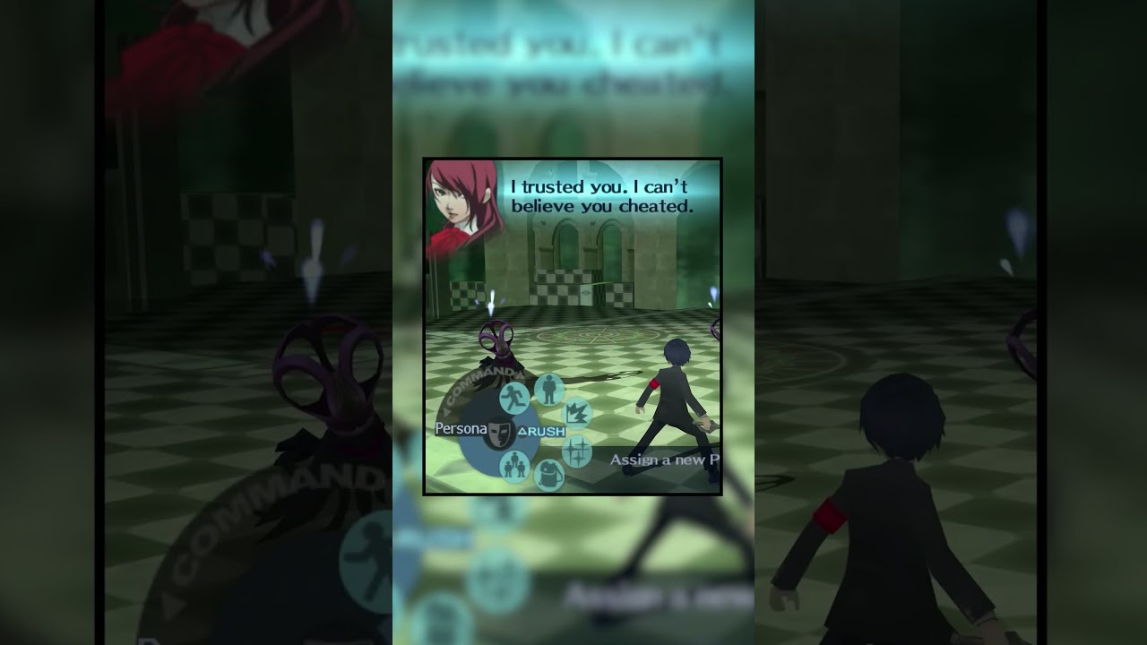 Caught cheating in Persona 3