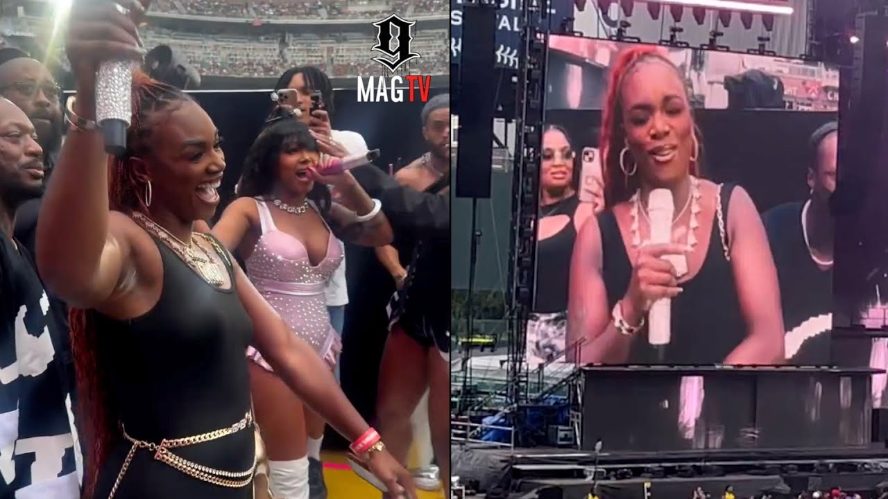'Mic On' Claressa Shields Sings With Summer Walker At Chris Brown Concert! 🎤