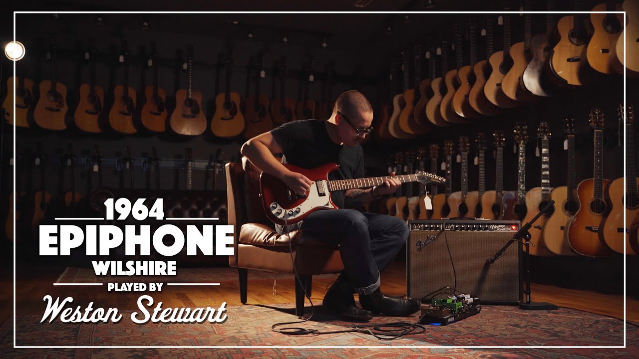 1964 Cherry Epiphone Wilshire played by Weston Stewart | Carter Vintage Guitars | Nashville, TN