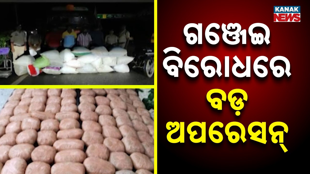 ଗଞ୍ଜେଇ ବିରୋଧରେ ବଡ଼ ଅପରେସନ୍ | Ganja Worth ₹2 Crore Seized | 5 Inter-State Smugglers Arrested