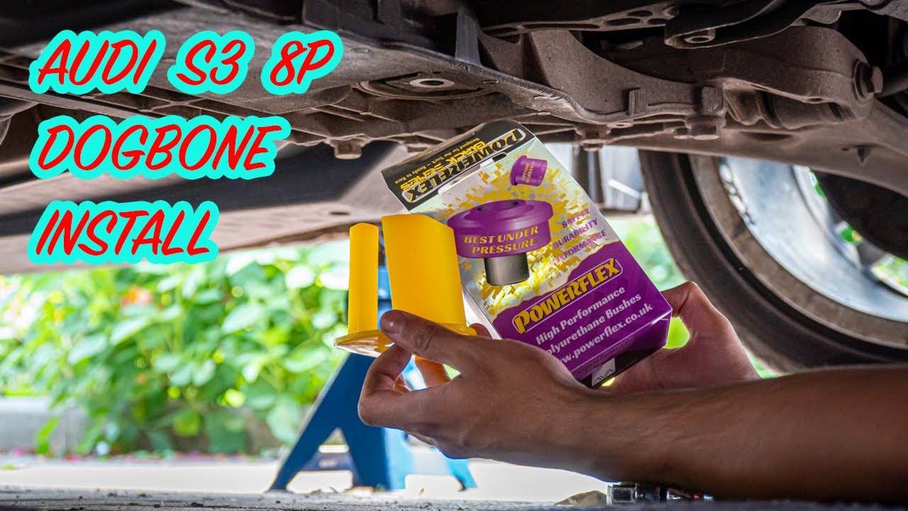 Установка Audi S3 8P Powerflex Dogbone