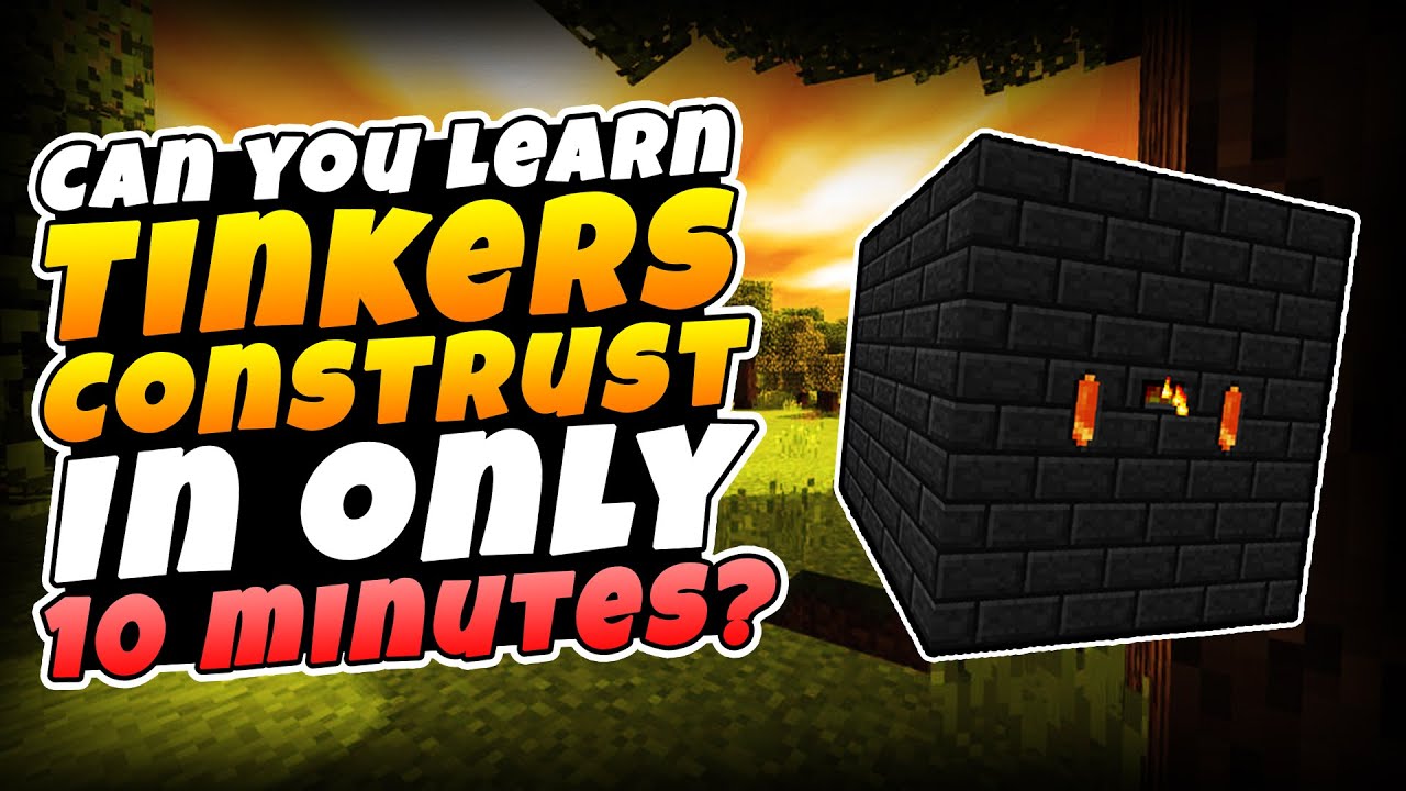Базовый урок по Tinkers Construct 1.12.2 — за 10 минут!