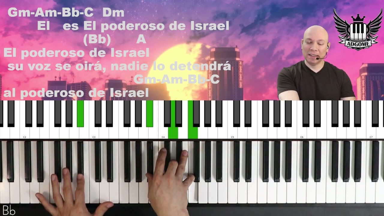 El Poderoso De Israel Cantare Al Señor Por Siempre Jehova Es Mi Guerrero Juan Carlos Alvarado Piano