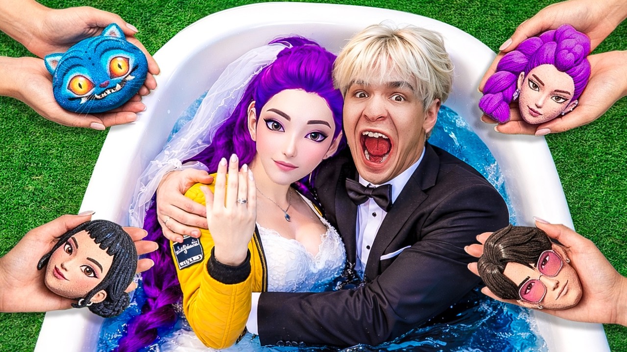 Я КИНУЛ В ВАННУ БОМБОЧКИ KPOP DEMON HUNTERS В 3:00 НОЧИ!!