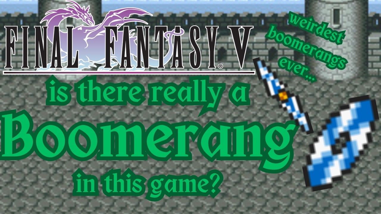 Can I beat Final Fantasy V with only boomerangs? ‖ Solo Weapon Challenge