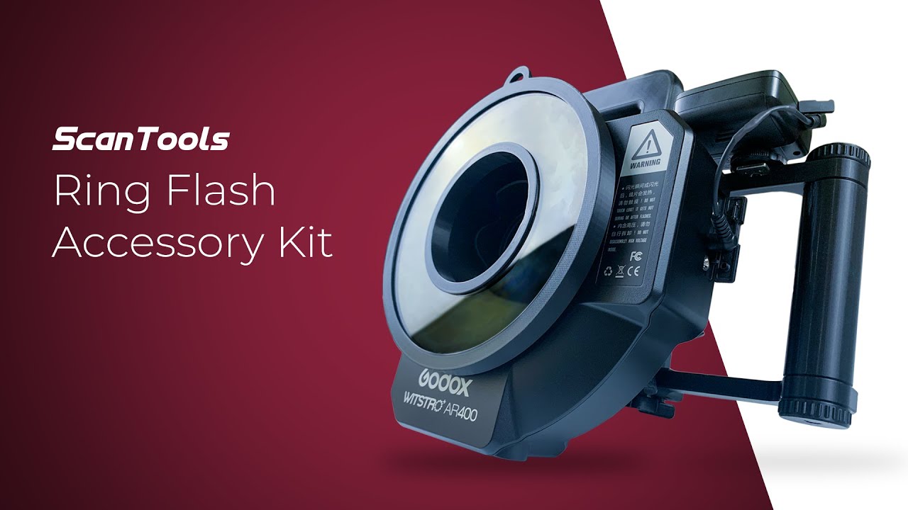 ScanTools Ring Flash Accessory Kit #GodoxAr400 #FlashpointRF400