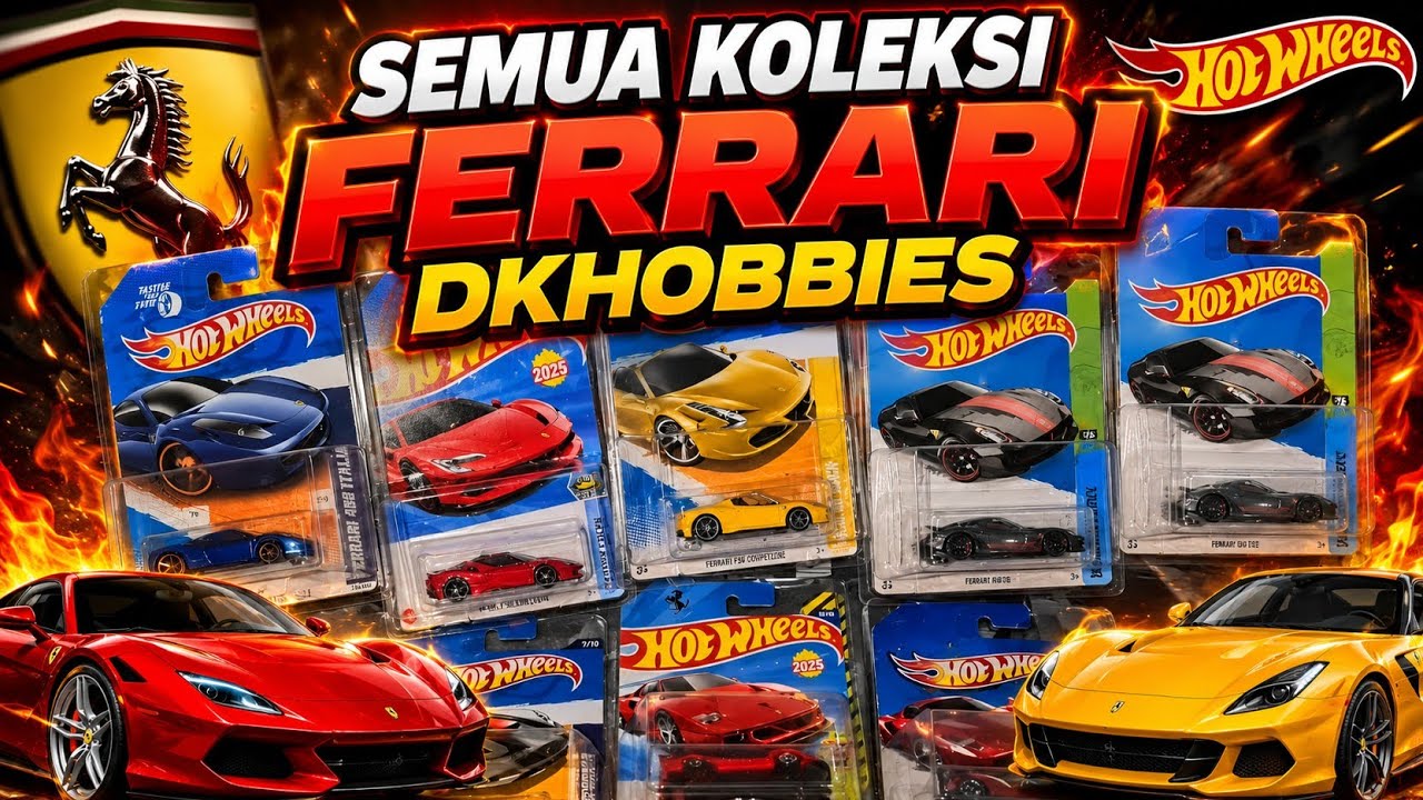 Hotwheels Ferrari lawas sampe yang terbaru 2025! 