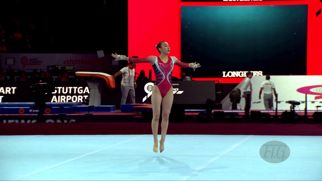 KAJITA Nagi (JPN) - 2019 Artistic Worlds, Stuttgart (GER) - Qualifications Floor Exercise