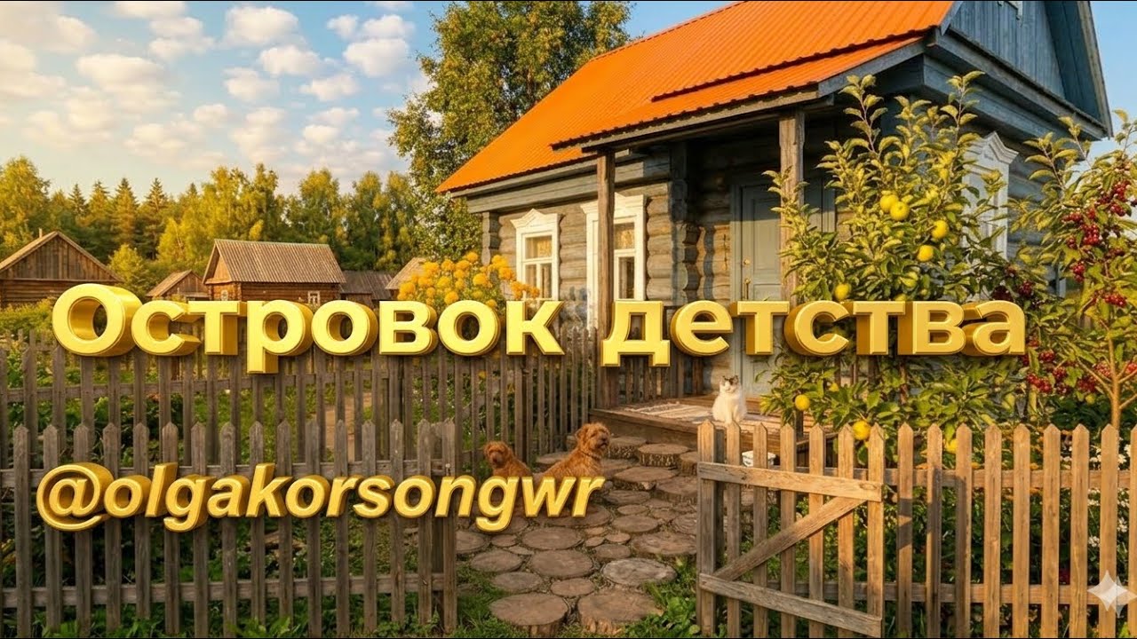 Островок детства. автор слов Ольга Коротя #музыка #ностальгия #детство 