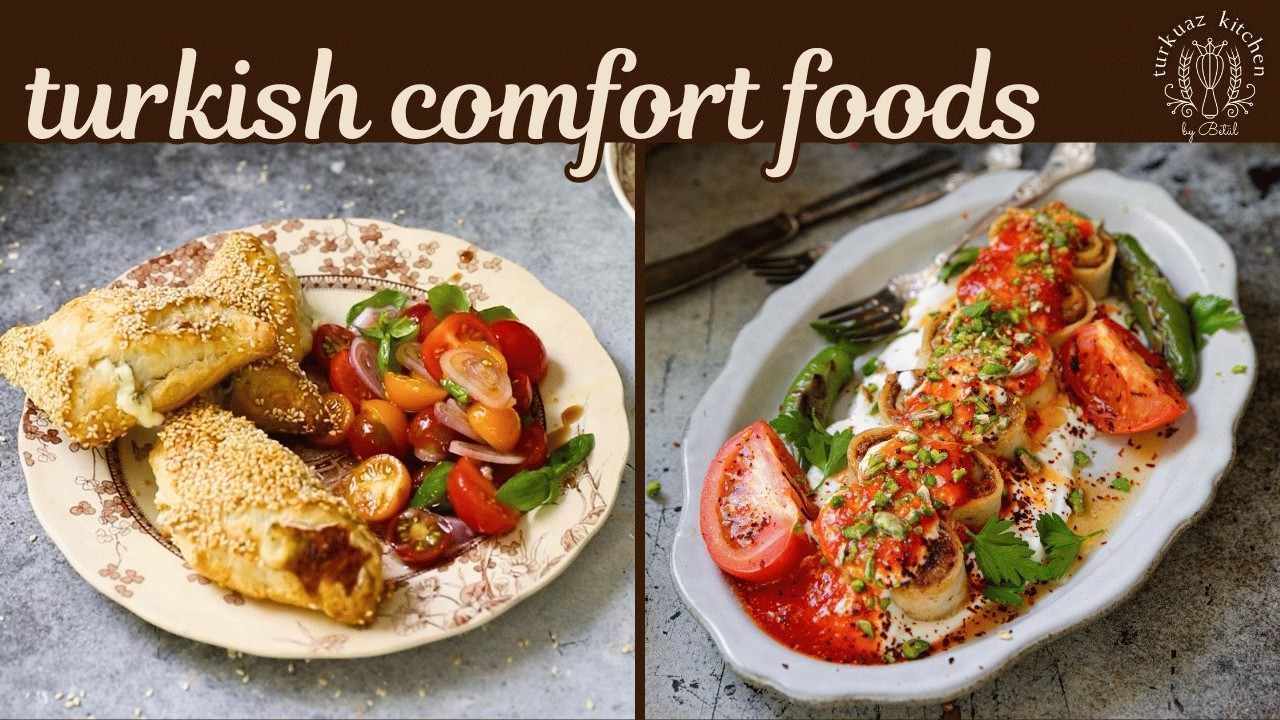 Turkish Comfort Dishes (Feta B&ouml;rek & Easy Beyti Kebab)
