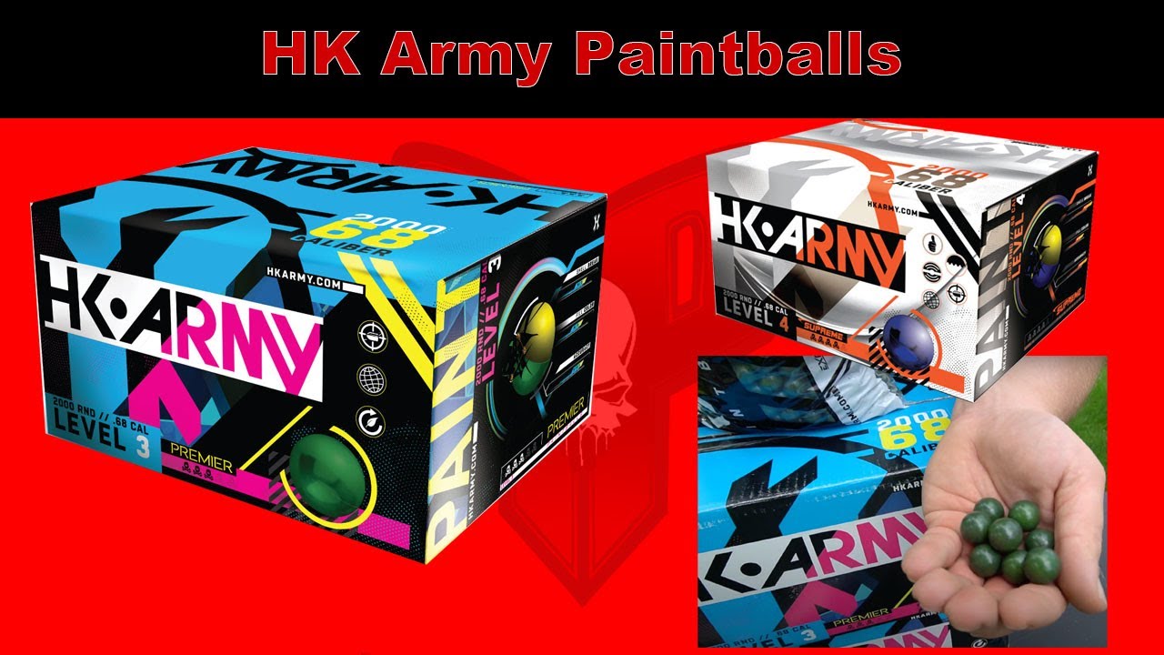 HK Army Select, Premier, Supreme Paintball Overview // HK Army Level 2, Level 3, Level 4 Paintballs