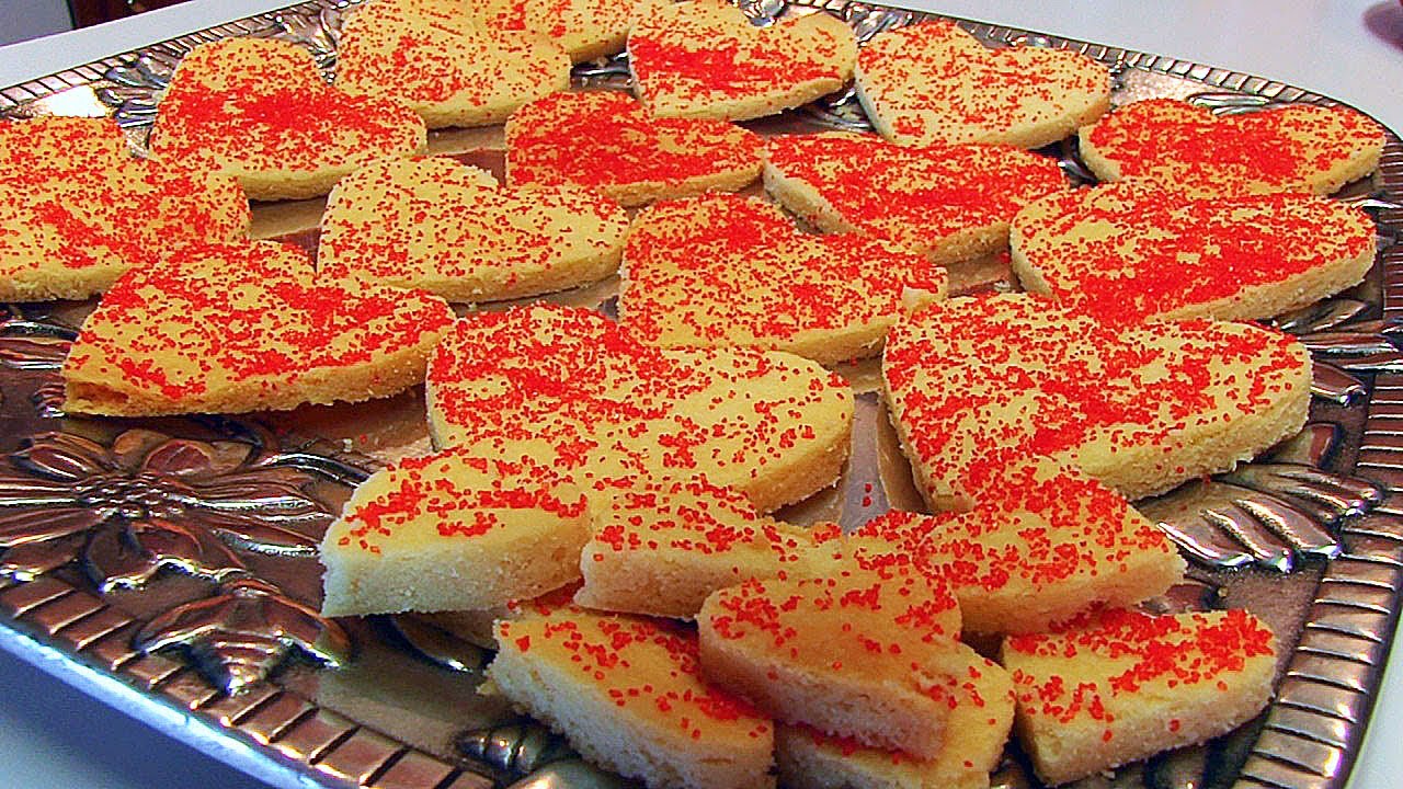 Betty's Shortbread Cookies for Valentine's Day