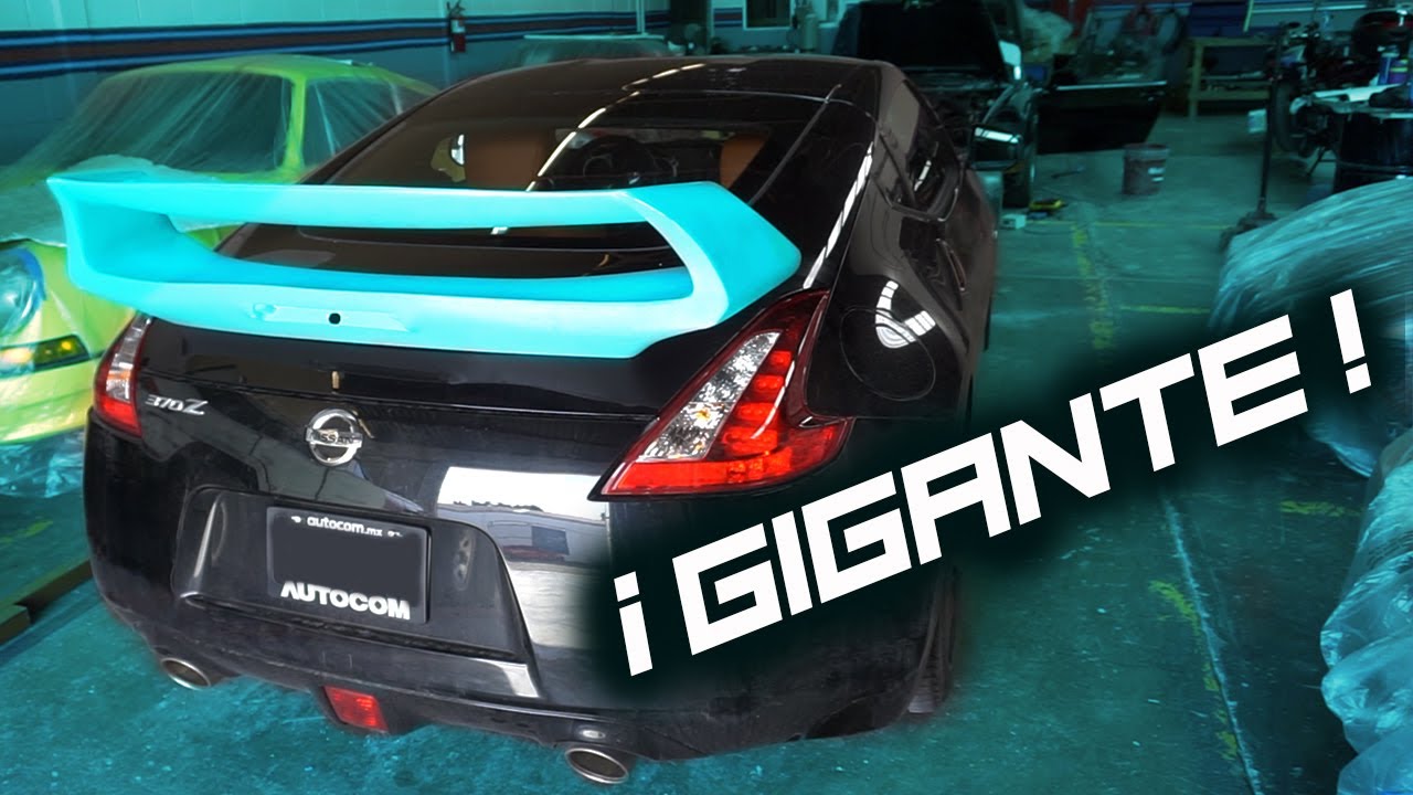 ¡Alerón Gigante al Nissan 370Z!