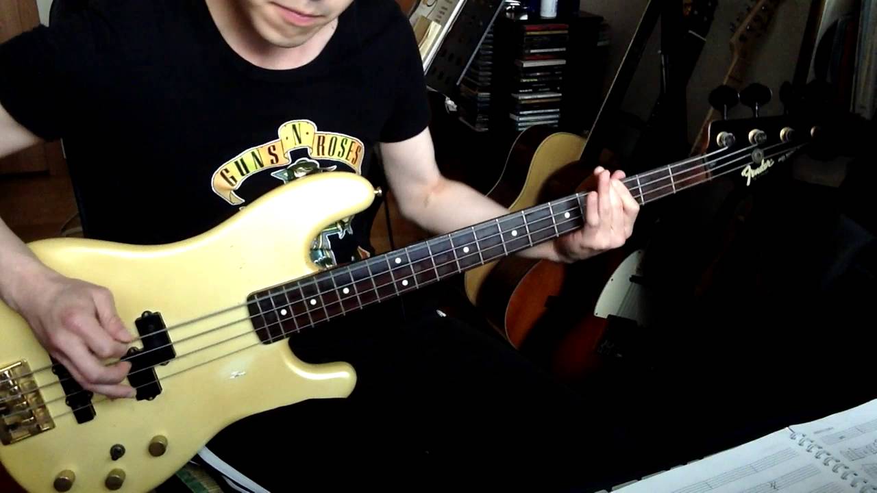 Guns N' Roses- Nightrain (Bass Cover)