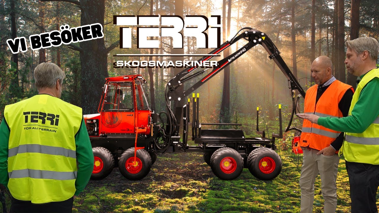 Hur tillverkas en TERRI? Du får se ALLT! Och Markus kör en röd maskin utan problem!