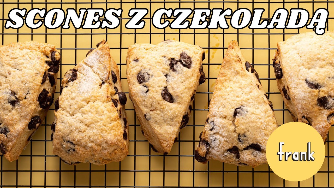 Mięciutkie, turbo maślane SCONES z czekoladą! Bez miksera! | Frank od kuchni
