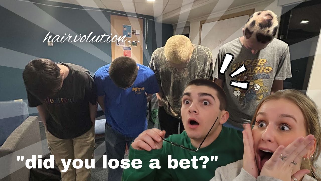 all of my friends are bald now… 😔