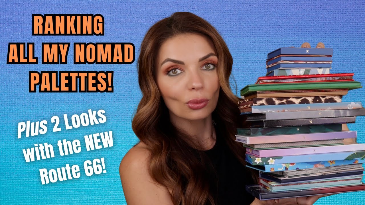 Ranking my Nomad Cosmetics Palettes  w/ Looks and Review of  Route 66