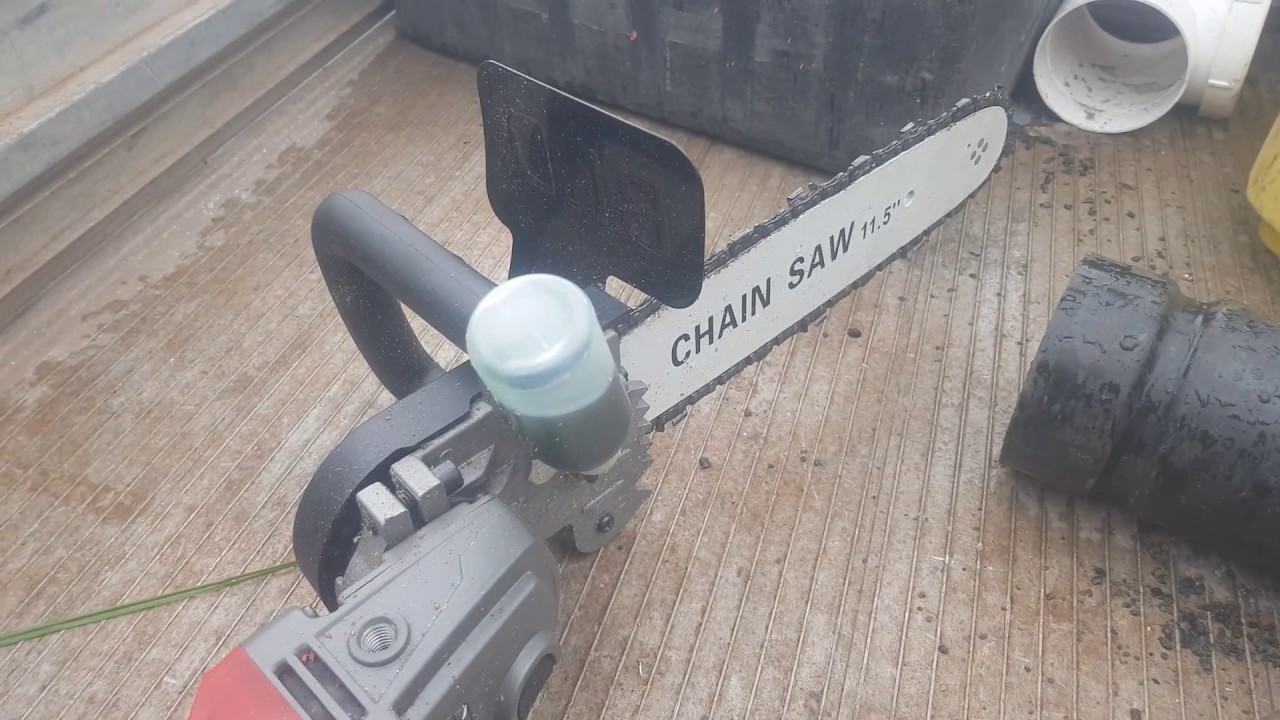 Awesome 12 inch  Chainsaw attachment Milwaukee fuel cordless Grinder