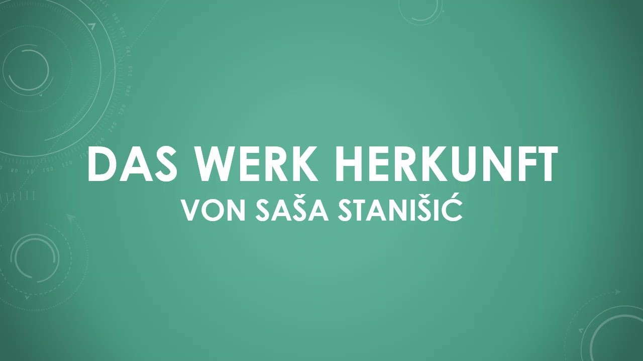 Herkunft von Sa&scaron;a Stani&scaron;ić (einfach und kurz erkl&auml;rt)