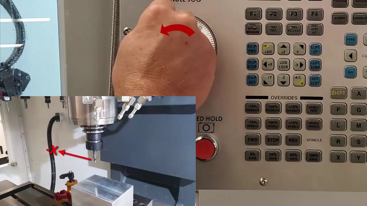 Как управлять толчковым режимом с помощью контроллера HAAS