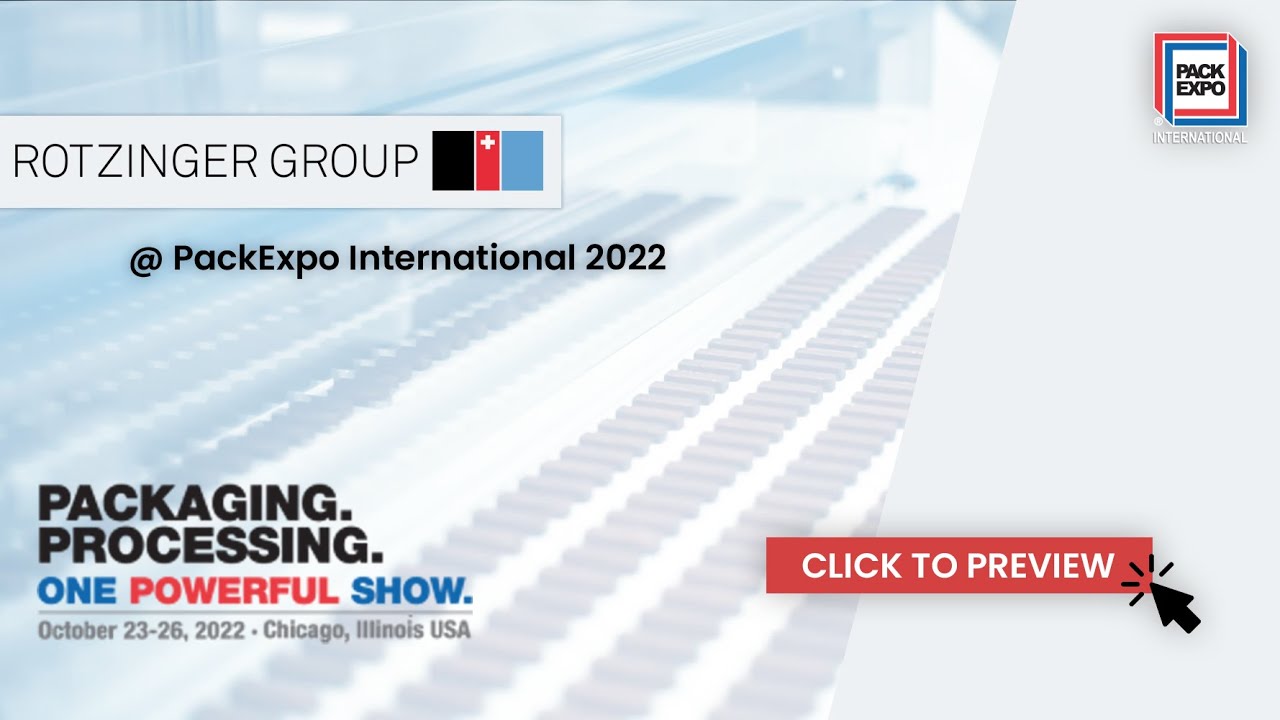 ROTZINGER GROUP @ PackExpo22 Chicago