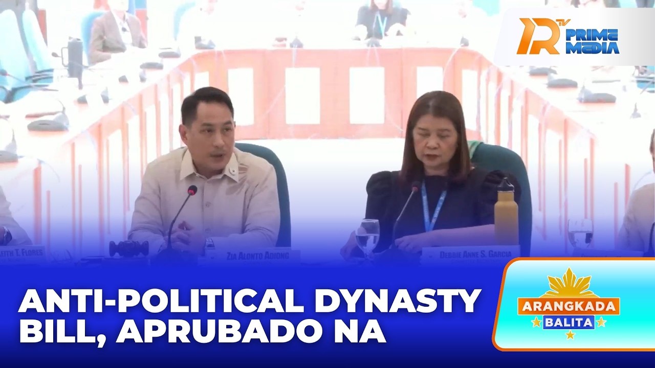 Anti-Political Dynasty Bill, Aprub na sa Komite ng Suffrage and Electoral Reforms | Arangkada Balita