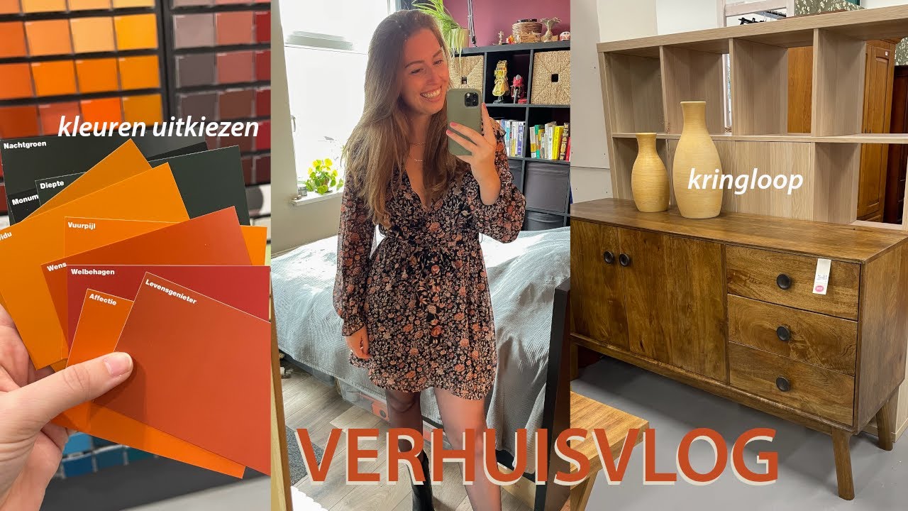 Wij gaan verhuizen!🥳 Kleuren uitkiezen & kringloop shoppen! 🏠| Verhuisvlog #1
