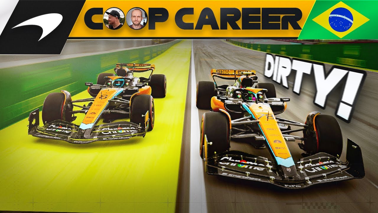 Alex Gillon CHEATS his way to Victory - F1 23 Co-Op Career: Brazil
