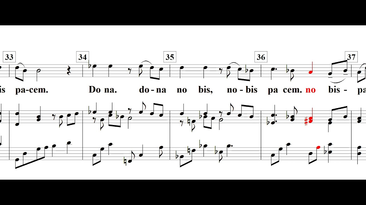 Dona Nobis Pacem(우리에게 평화를 주소서) / M.L. Lightfoot