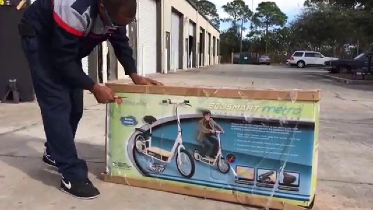 Razor Eco Smart Metro Electric Scooter Unboxing and Assembly