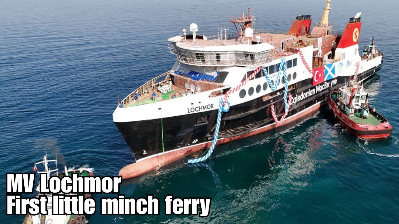 launch of MV Lochmor | First little minch ferry built by Cemre Shipyard. 