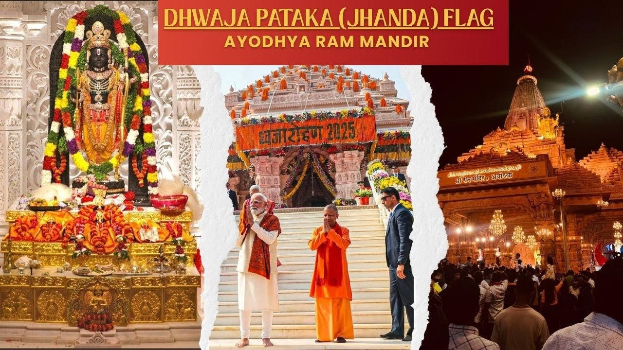 PM Modi Hoists Sacred Dharma Dhwaj at Ayodhya Ram Mandir | 2025 Historic Ceremony