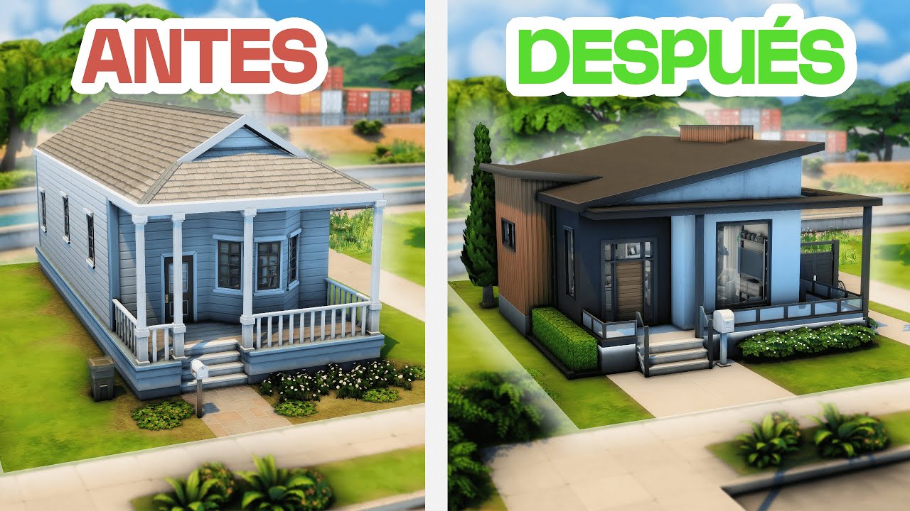 Reformo la casa MÁS FEA de Los Sims 4 🤮 | Los Sims 4: Speed Build (No CC)