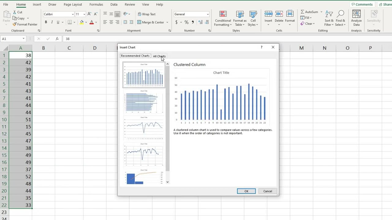 How to Create a Box and Whisker Plot in Excel 2016