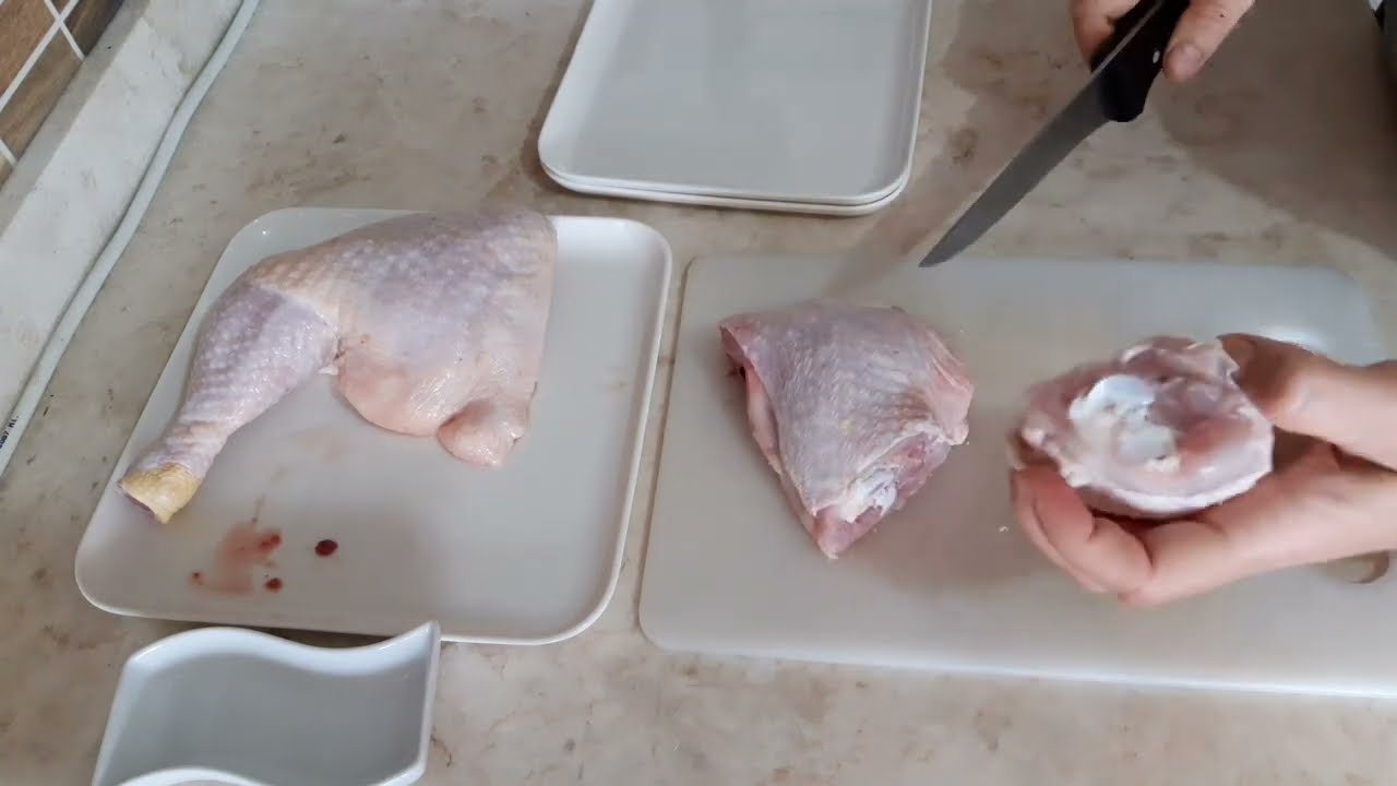 MANGALLIK TAVUK BUTU NASIL AÇILIR?🍗   // TAVUK PİRZOLA NASIL HAZIRLANIR?