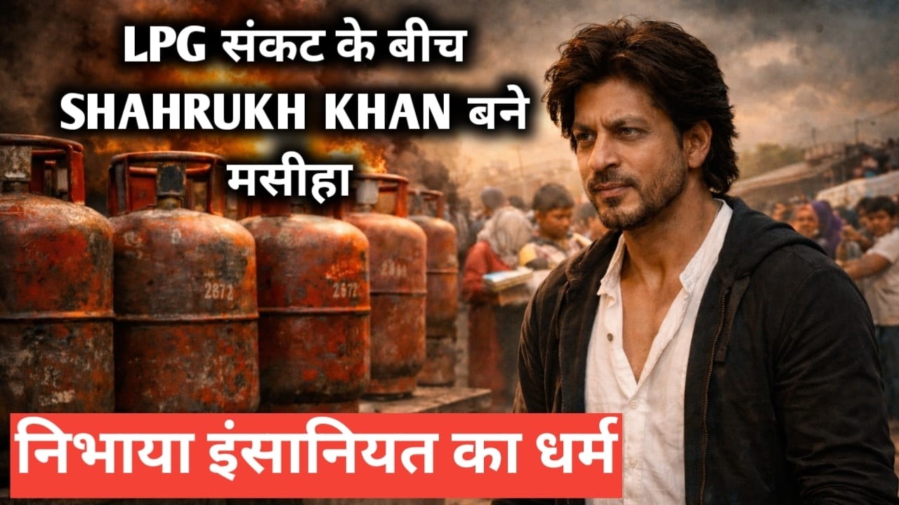 LPG संकट के बीच shahrukh khan बने मसीहा निभाया इंसानियत का धर्म