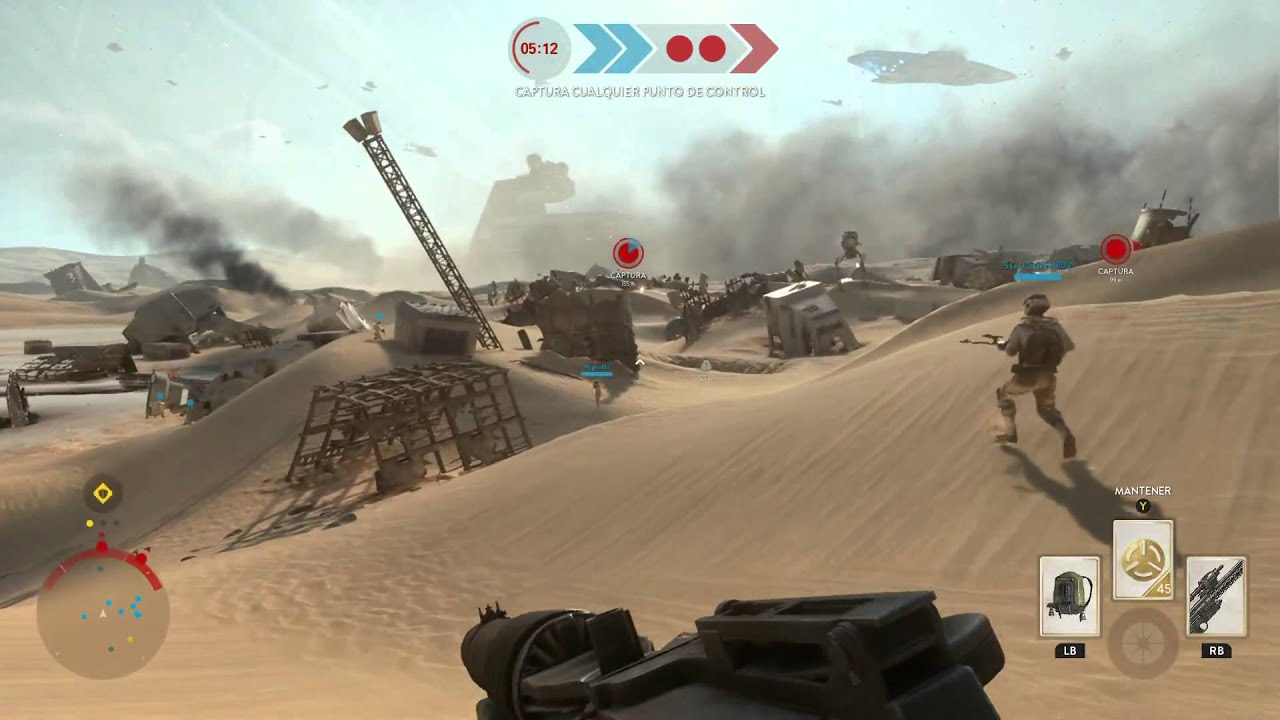 Star Wars Battlefront - Primera partida a la batalla de Jakku