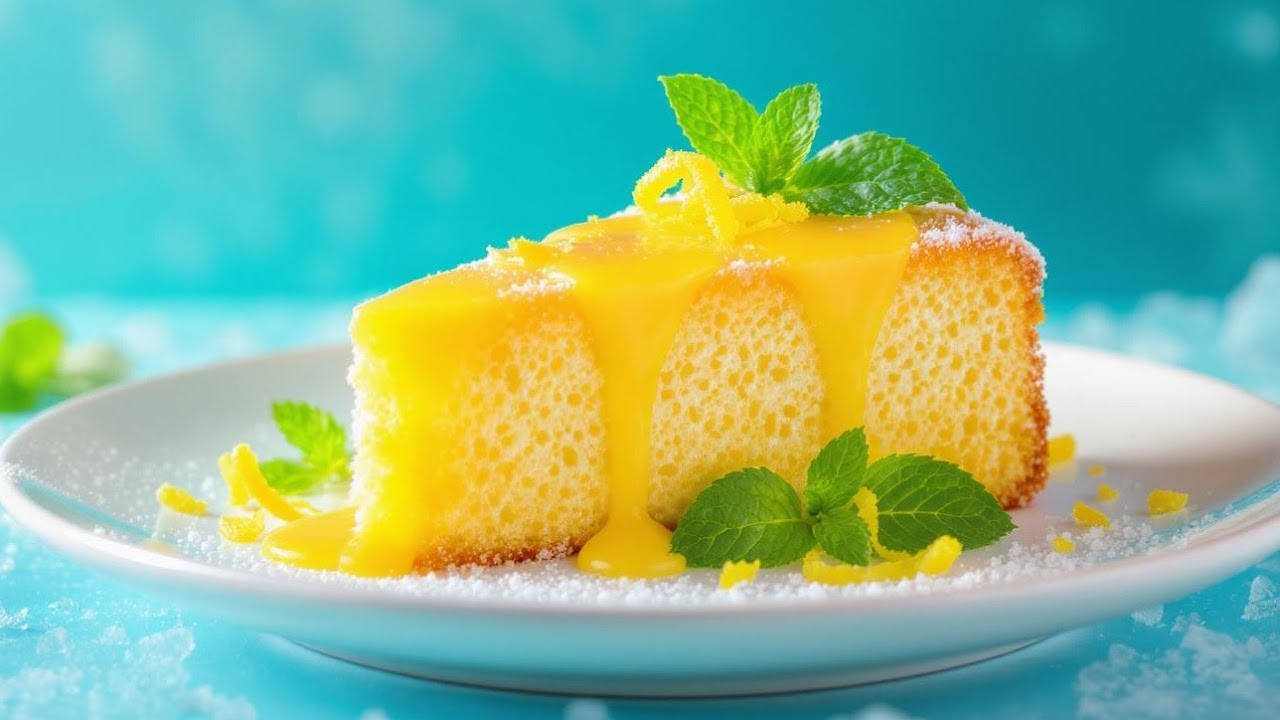 Освежающий лимонный пирог 🍋 Охлажденный десерт, невероятно вкусный и готовый за 10 минут