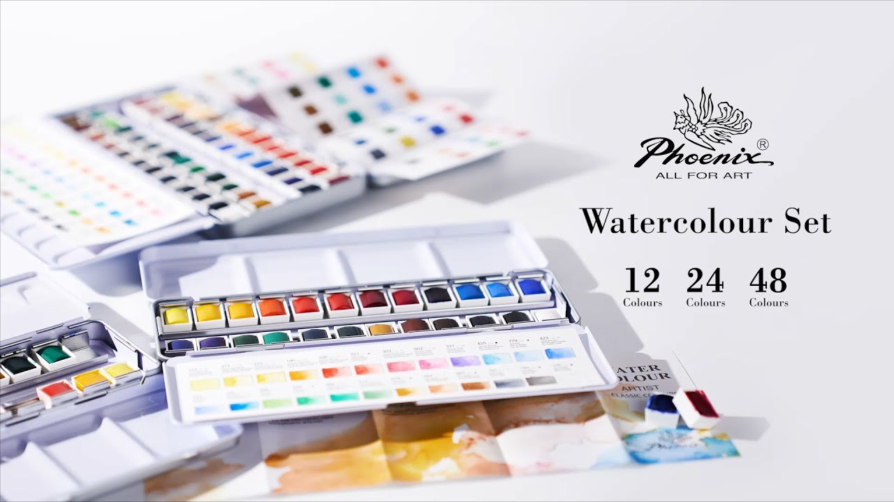 Unveiling the Magic of Phoenix Artist Watercolor Set
