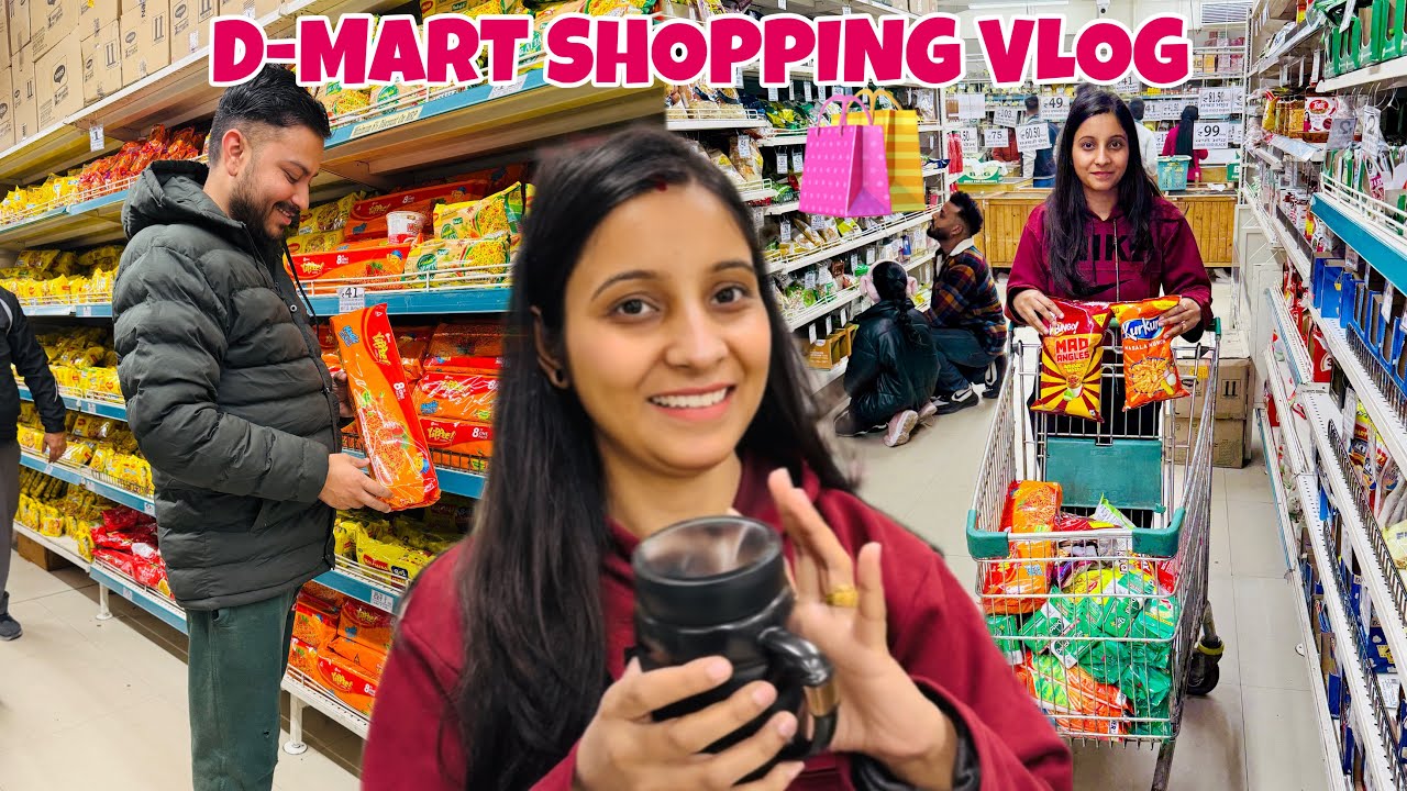 Day-103 Finally Pillar Tutt Gya || D-Mart Shopping 🛍️
