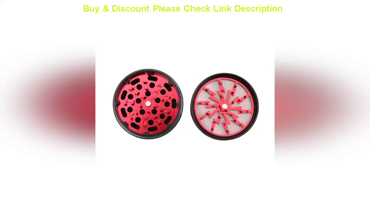 Review 4 Layers Lightning-shaped Smoking Herb Grinders Tobacco Cigarette Lightning Grinders Fumar H