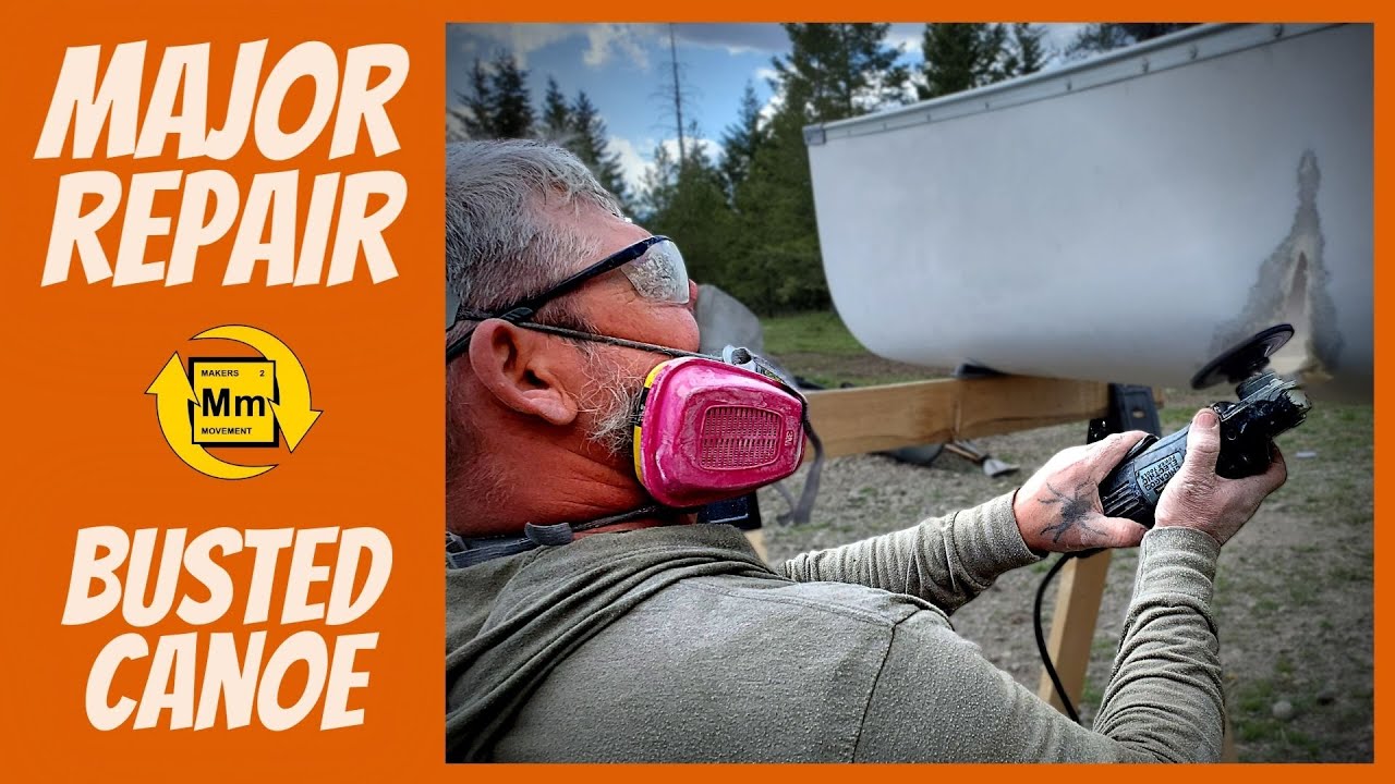 Repairing my Wenonah Canoe after it almost Busted in Half
