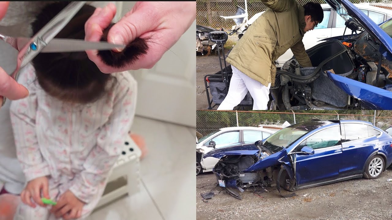 Mom of 3 | What an emotional day! | Say goodbye to my car forever! 😭😭😭 | Luna's first hair ever! 