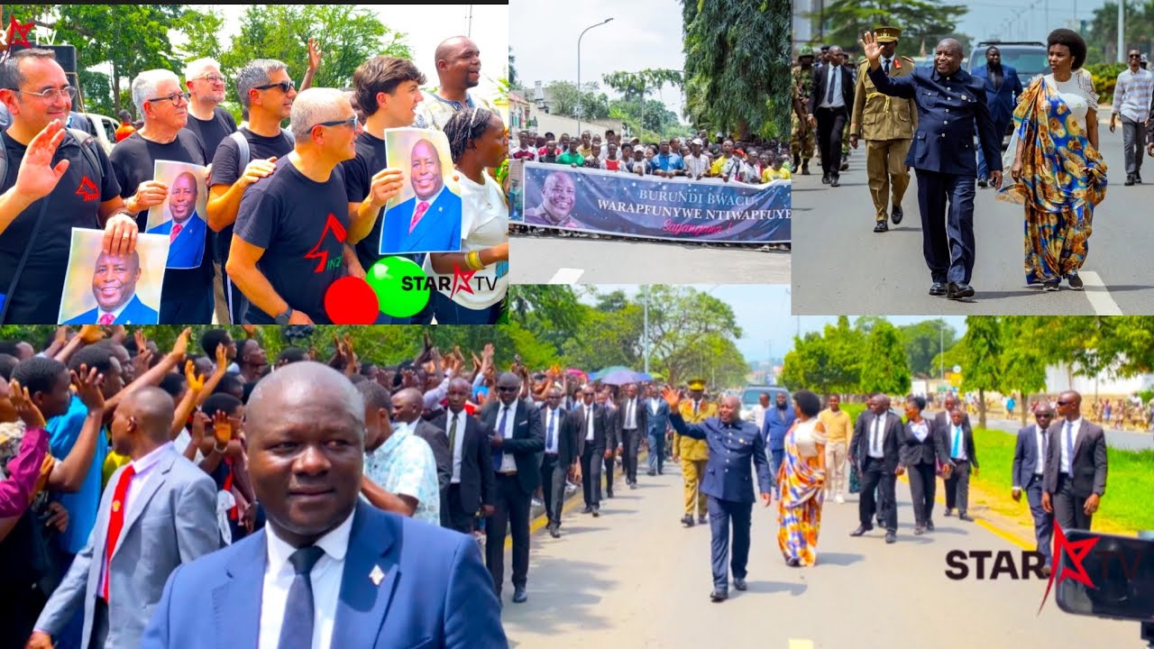 Yakiriwe n’Isinzi ry'Abantu n'𝐀𝐁𝐀𝐙𝐔𝐍𝐆𝐔/𝐧'𝐈𝐁𝐈𝐓𝐄𝐍𝐆𝐄 mw'Ibaranara𝐏𝐀𝐏𝐀 𝐔𝐍𝐈𝐎𝐍 𝐀𝐅𝐑𝐈𝐂𝐀𝐈𝐍𝐄 𝐏𝐀𝐏𝐀 𝐁𝐔𝐑𝐔𝐍𝐃İ🇧🇮………
