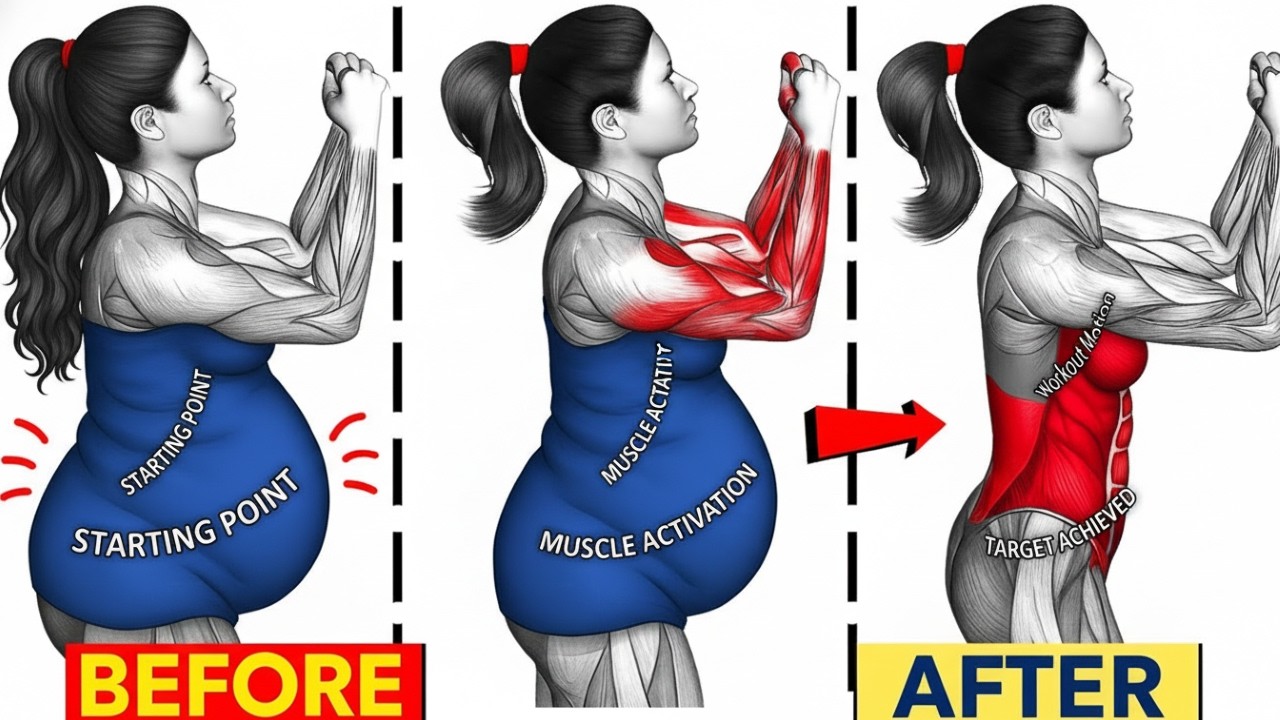 🔥 Melt Belly Fat Fast: 30-Min Standing Abs Workout for a Flat Belly & Slim Waist