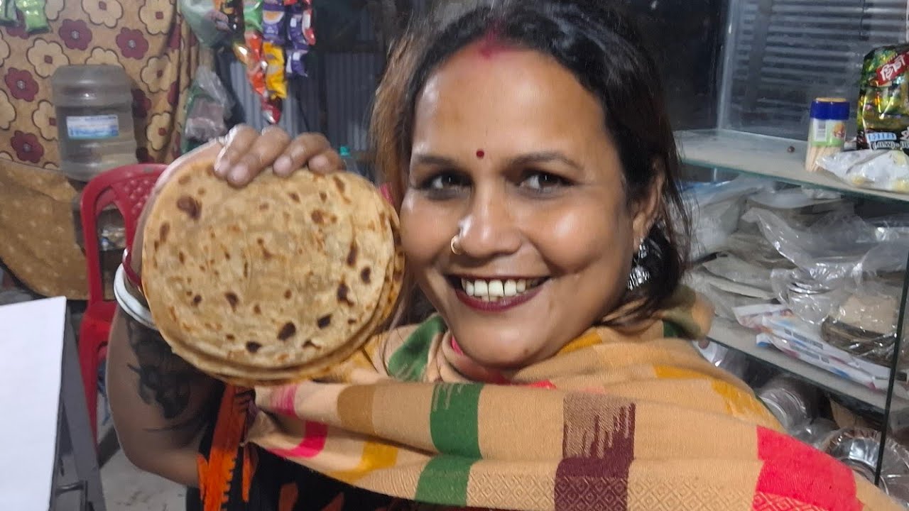 Jamuna Halder is Live making paratha#love ♥️♥️