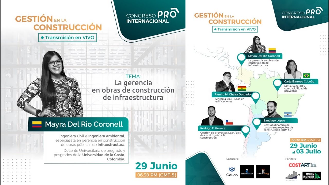 Ponencia 1: La gerencia en obras de construcción de infraestructura