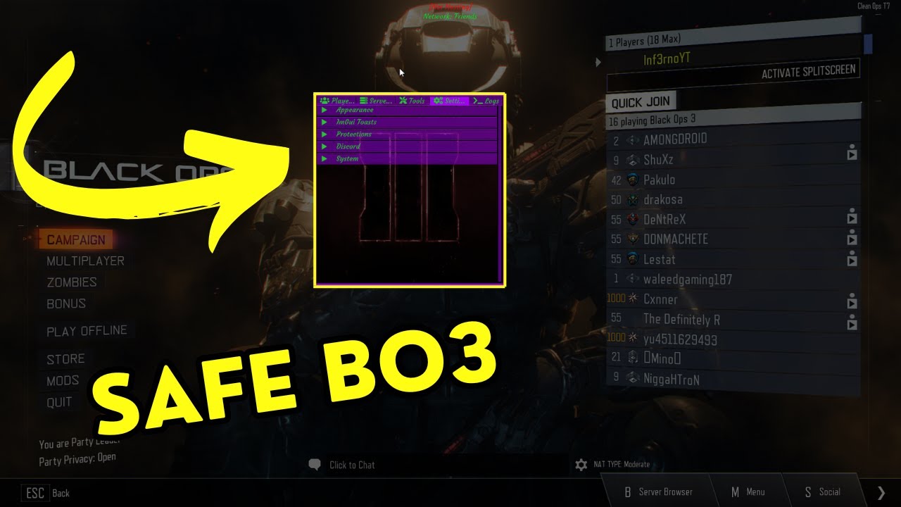 Как получить CLEAN OPS BLACK OPS 3 T7 *SAFE BO3 VERSION* *2025*